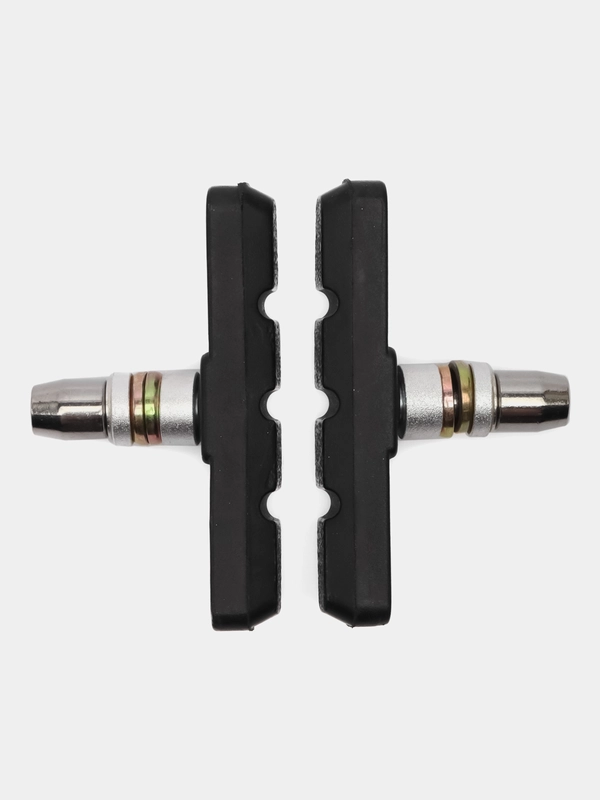 Колодки тормоза V-Brake с резьбой 60мм, с креплением 2 шт, комплект на 1 колесо