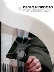 Серый держатель для телефона КАРТОФАН на руль коляски,велосипеда,самоката,мотоцикла силиконовый