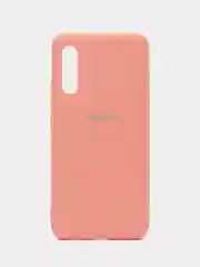 Кораллово-розовый защитный силиконовый чехол Silikone Cover для Samsung A905G
