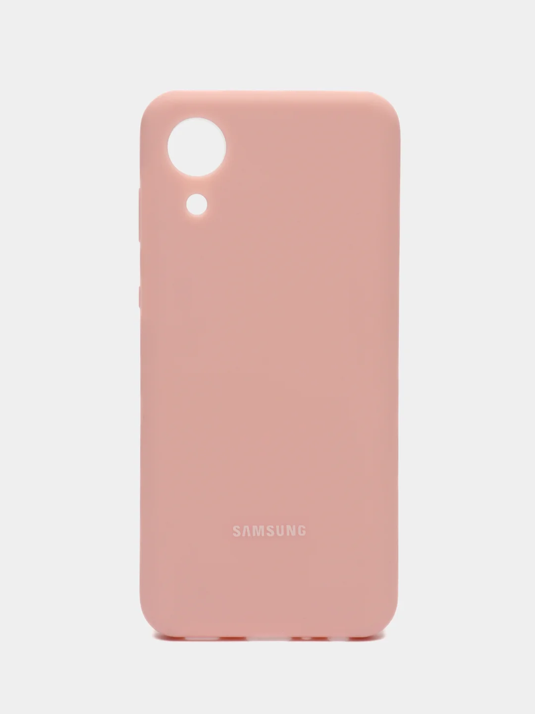 Розовый чехол Soft-touch для Samsung A03 core