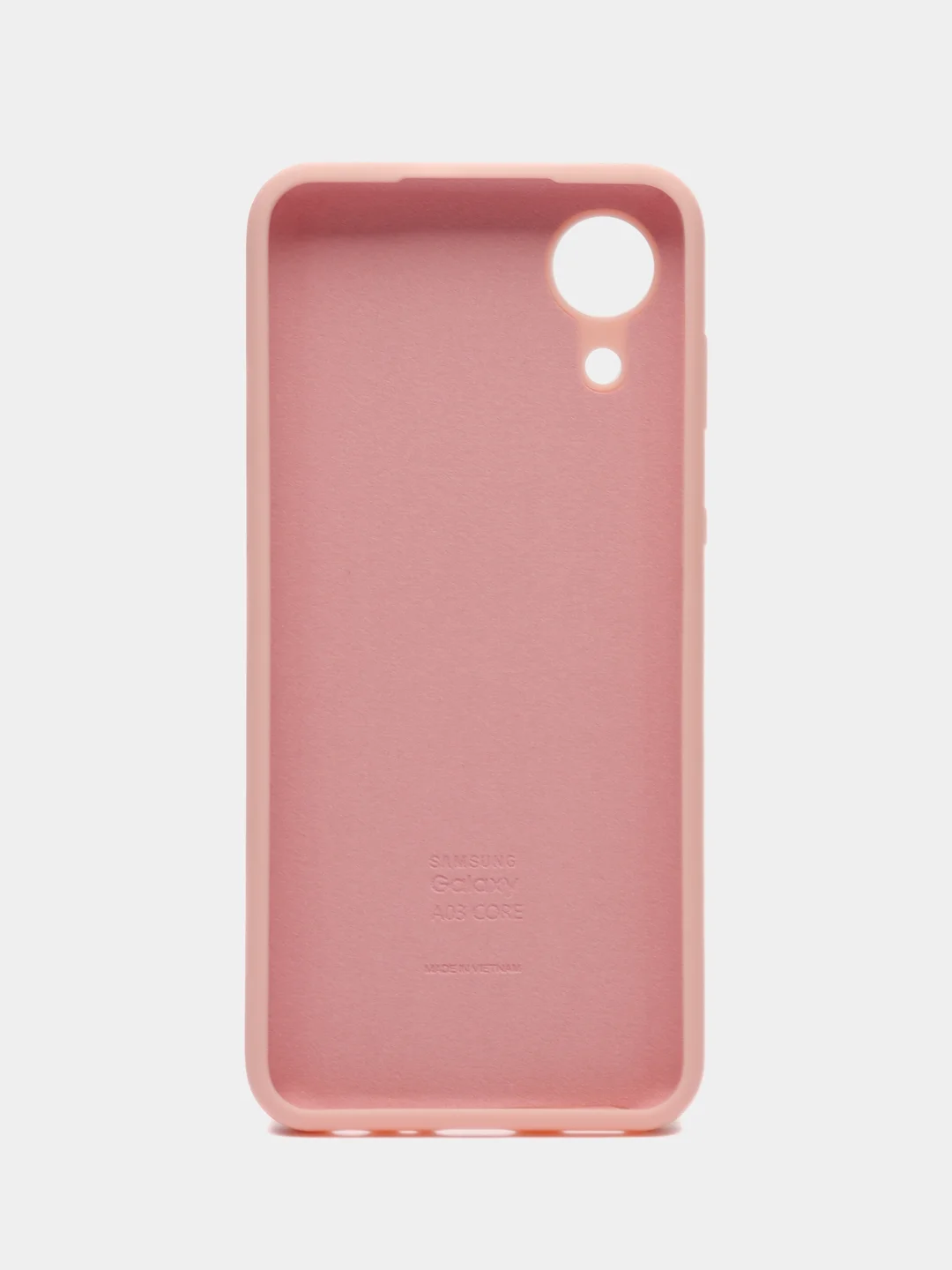 Розовый чехол Soft-touch для Samsung A03 core