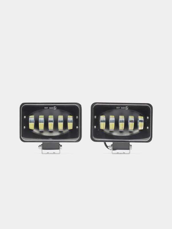 Фара противотуманная светодиодная LED 5 линз 12-24V 24W металлический корпус 170*110*65мм