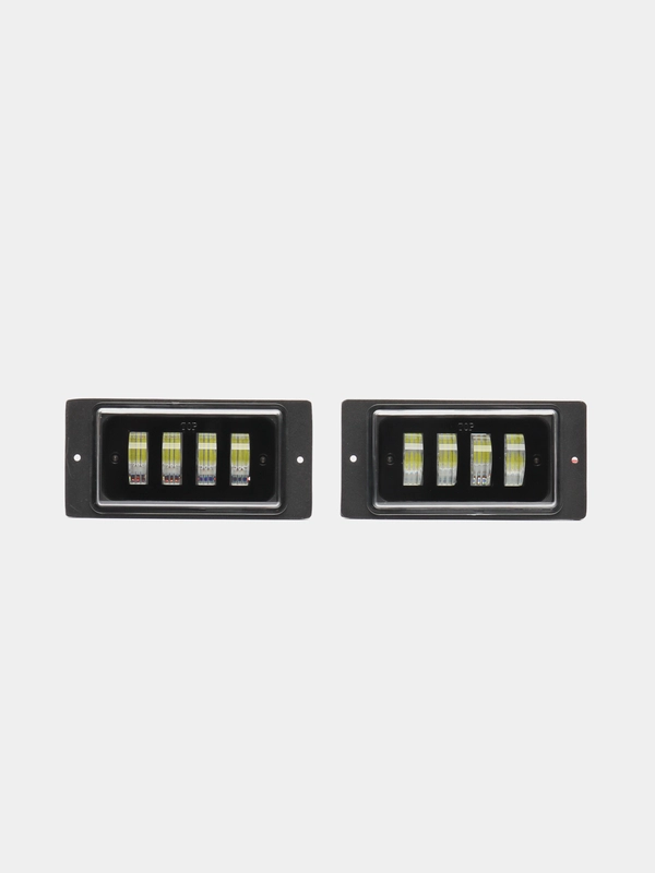 Фары противотуманные LED LADA ВАЗ 2110, 2111, 2112, 2114, 2115, LED 25W 4 линзы 2 шт