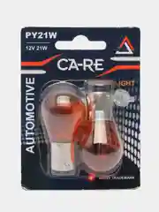 Лампа автомобильная PY21W CA-RE Amber Indicator Bulb 12V 21W (Blister 2шт.) RB025-BL 39002