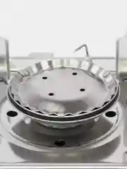 Голубой туристическая газовая портативная плита походная с пьезоподжигом складная