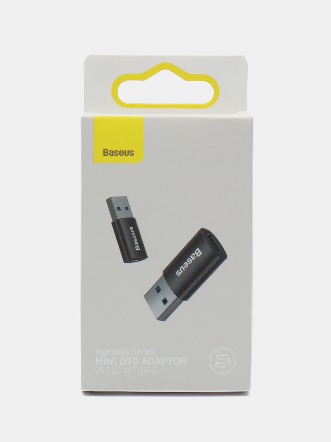 Хром адаптер переходник Baseus Mini OTG adaptor USB 3.1 to Type-C