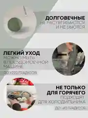 Тёмно-зелёный 6 в 1, силиконовый набор детской посуды КАРТОФАН, тарелка, кружка, слюнявчик для кормления