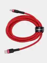 Багровый кабель Baseus Type-C to Type-C, 3A /Самсунг/Хонор/Xiaomi/Андроид/Redmi CATKLF