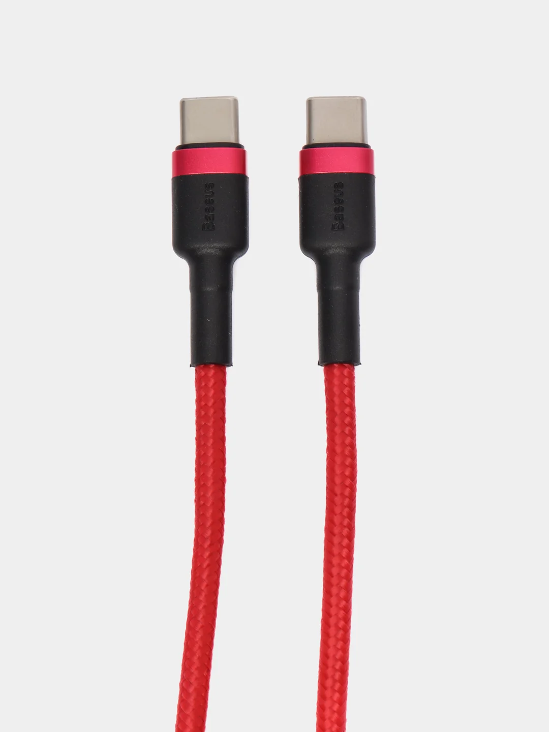 Багровый кабель Baseus Type-C to Type-C, 3A /Самсунг/Хонор/Xiaomi/Андроид/Redmi CATKLF
