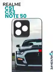 Бронзовый чехол с рисунком на Realme C51, C53 и Realme Note 50 (Реалми Ц51, Ц53 и Реалми Нот 50)