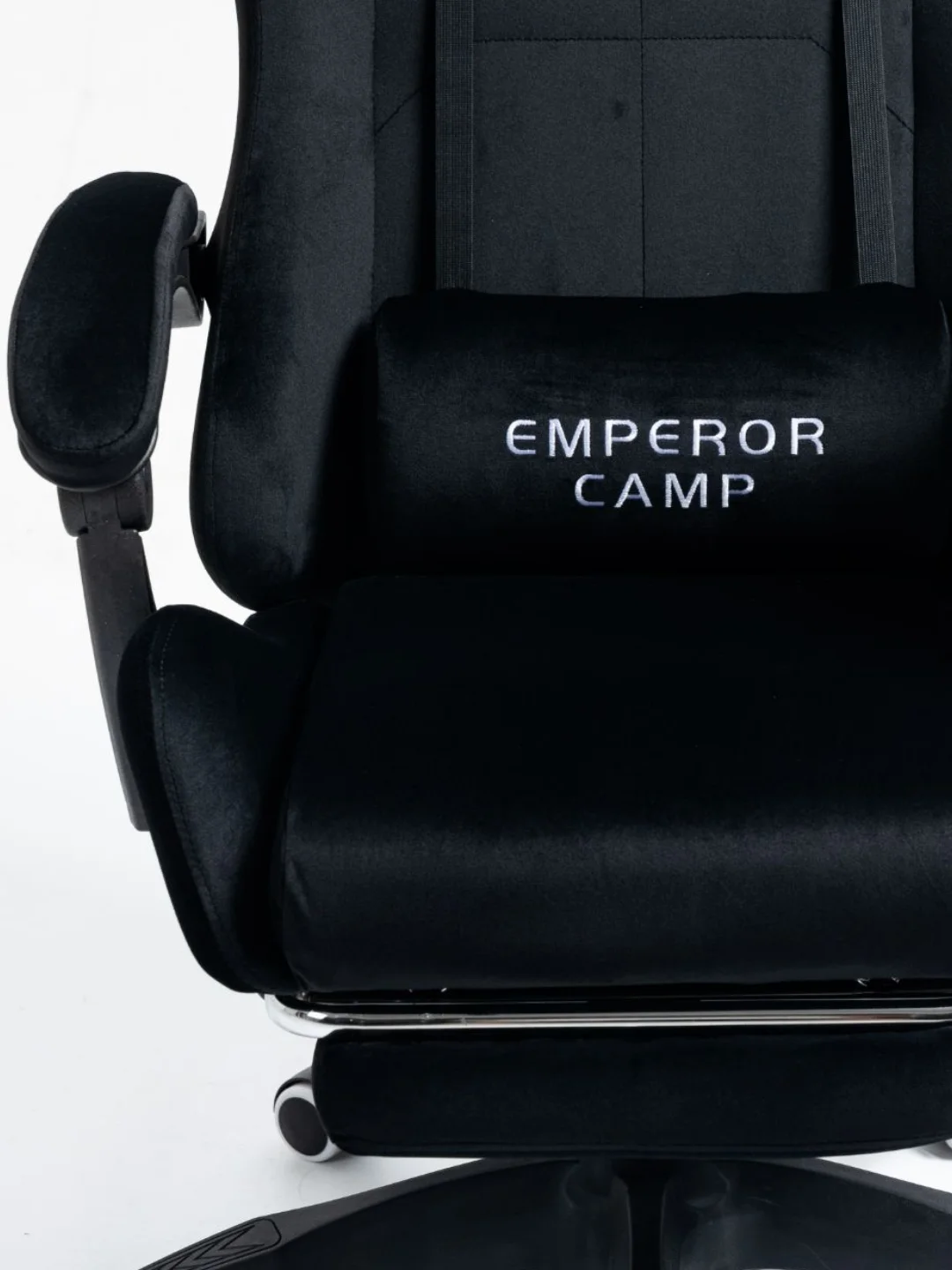 Серый игровое компьютерное кресло Emperor Camp с функцией вибромассажа