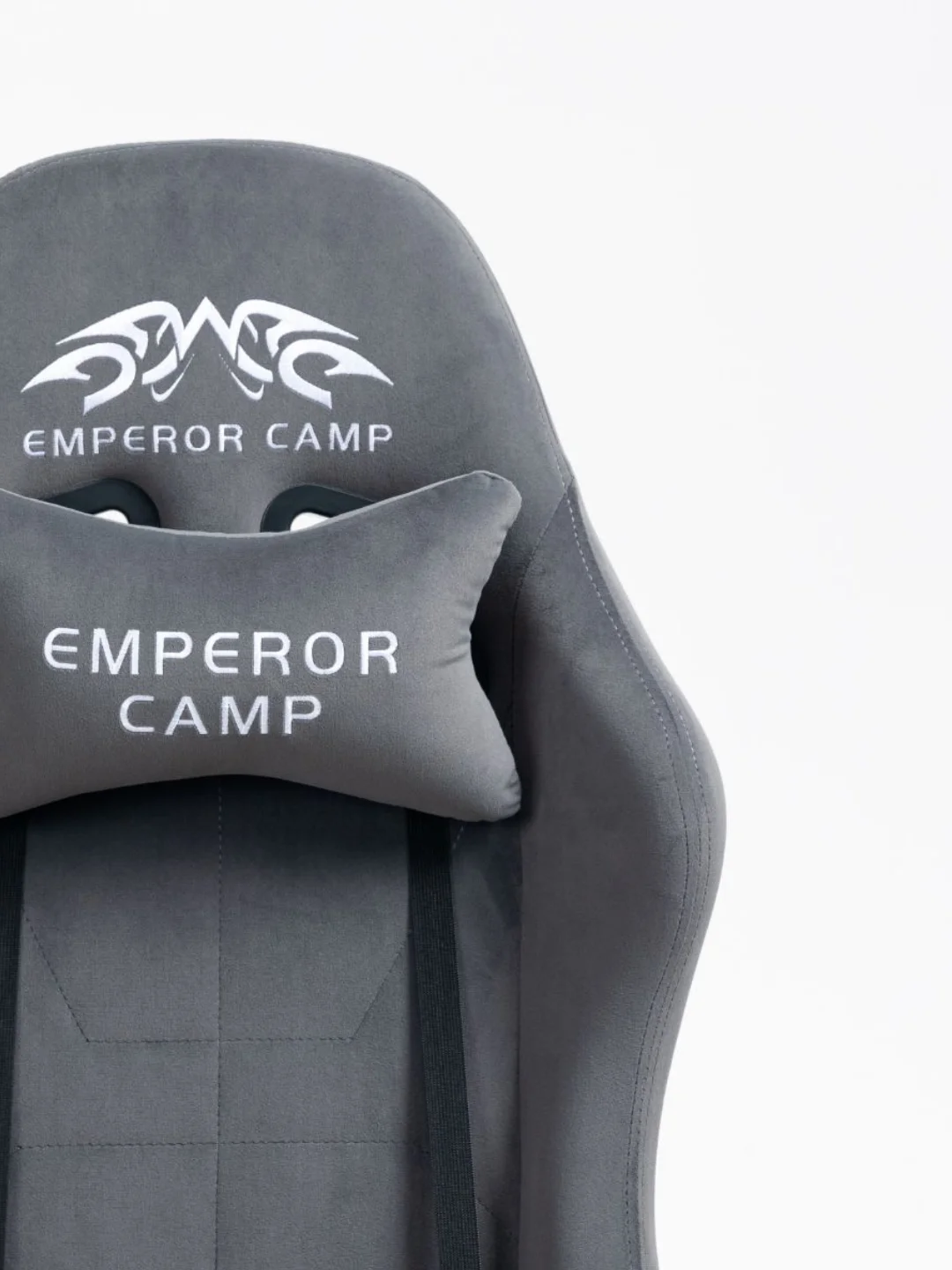 Серый игровое компьютерное кресло Emperor Camp с функцией вибромассажа