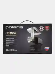 Мясорубка Polaris PMG 2585A RUS Нержавеющая сталь/серый