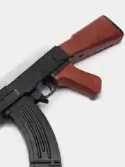 Шоколадный детский игрушечный автомат Калашникова АК-47 с пульками