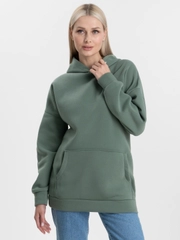 Худи женское оверсайз, с капюшоном, теплое
