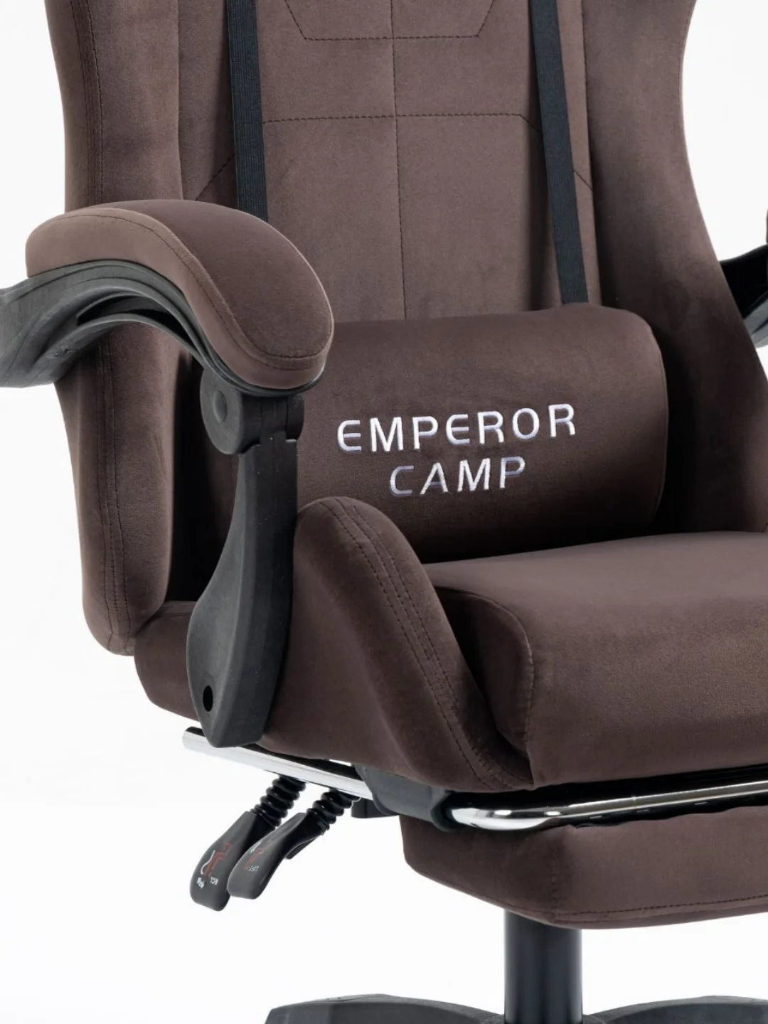 Коричневый игровое компьютерное кресло Emperor Camp с функцией вибромассажа
