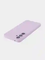 Фиолетовый чехол для Samsung Galaxy A54 силиконовый ROSCO матовый тонкий с бортиком- защитой камер
