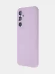 Фиолетовый чехол для Samsung Galaxy A54 силиконовый ROSCO матовый тонкий с бортиком- защитой камер