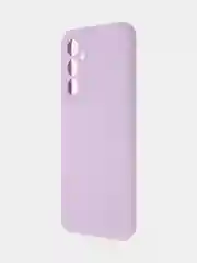 Фиолетовый чехол для Samsung Galaxy A54 силиконовый ROSCO матовый тонкий с бортиком- защитой камер