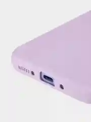 Фиолетовый чехол для Samsung Galaxy A54 силиконовый ROSCO матовый тонкий с бортиком- защитой камер