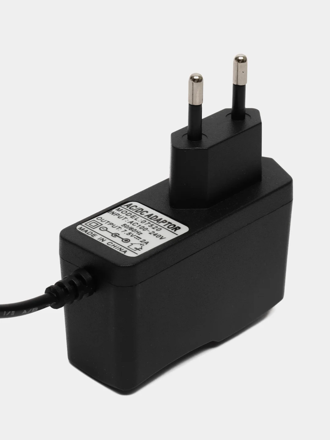 Блок питания для wi fi роутера, тонометра, сигнализации, адаптер 7,5V 2A 5,5*2,5мм