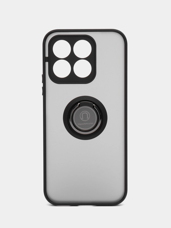 Чехол противоударный Honor X8B с магнитом и кольцом