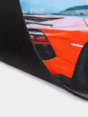 Коврик компьютерный для мышки Car Lamborghini 20х24см, тканевая прорезиненная основа