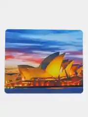 Коврик компьютерный для мышки Sidney 20х24см, тканевая прорезиненная основа