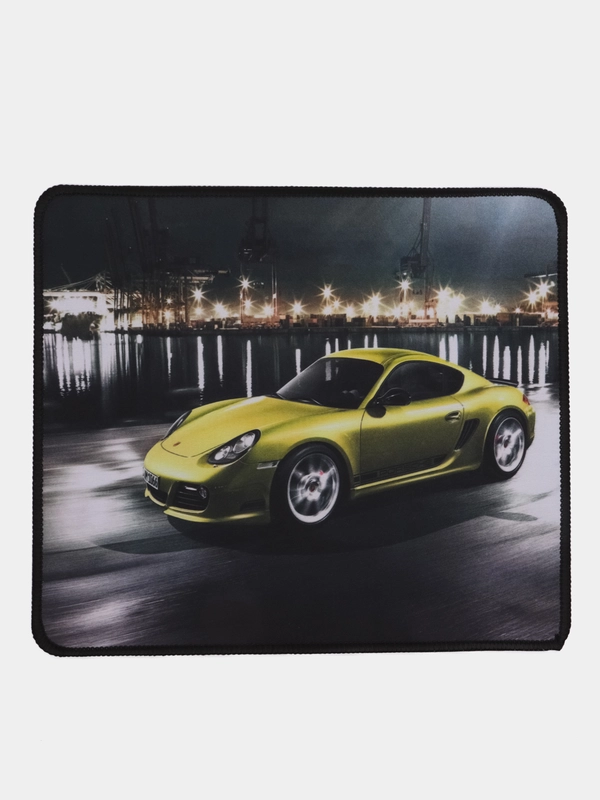 Коврик компьютерный для мышки Porshe 911 25х29см, тканевая прорезиненная основа