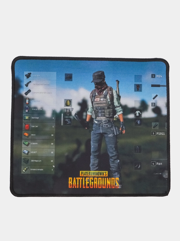 Коврик компьютерный для мышки BATTLEGROUNDS Карло 25х29см, тканевая прорезиненная основа