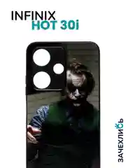 Индиго чехол с рисунком на Infinix Hot 30i (Инфиникс Хот 30i)