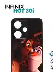 Индиго чехол с рисунком на Infinix Hot 30i (Инфиникс Хот 30i)