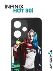 Индиго чехол с рисунком на Infinix Hot 30i (Инфиникс Хот 30i)