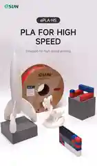 Белый высокоскоростной пластик eSUN PLA-HS High Speed 1kg