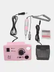 Аппарат для маникюра и педикюра JessNail JD4500, 6 фрез, 30000 об/мин, 35 Вт, розовый