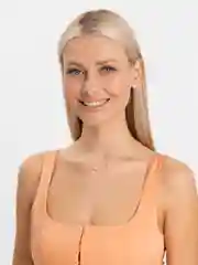 Прозрачный ожерелье-чокер/ подвеска на леске/ украшение на шею с цирконием