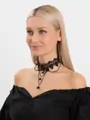 Чокер на шею с кружевами