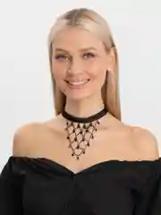 Чокер на шею с кружевами
