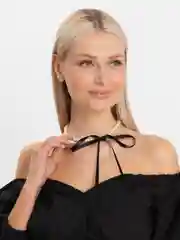 Хром чокер жемчуг на шею