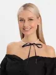 Хром чокер жемчуг на шею