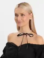 Хром чокер жемчуг на шею