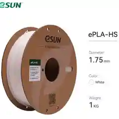 Белый высокоскоростной пластик eSUN PLA-HS High Speed 1kg