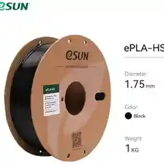 Черный высокоскоростной пластик eSUN PLA-HS High Speed 1kg