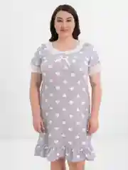 Аметистовый сорочка женская ночная, бамбук