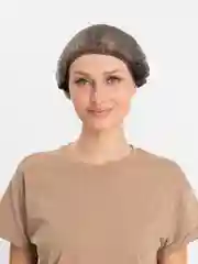 Черный шапочка одноразовая "Шарлотта"