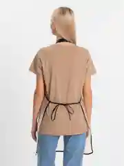Белый фартук для мастера, кондитера, флориста, водоотталкивающая ткань