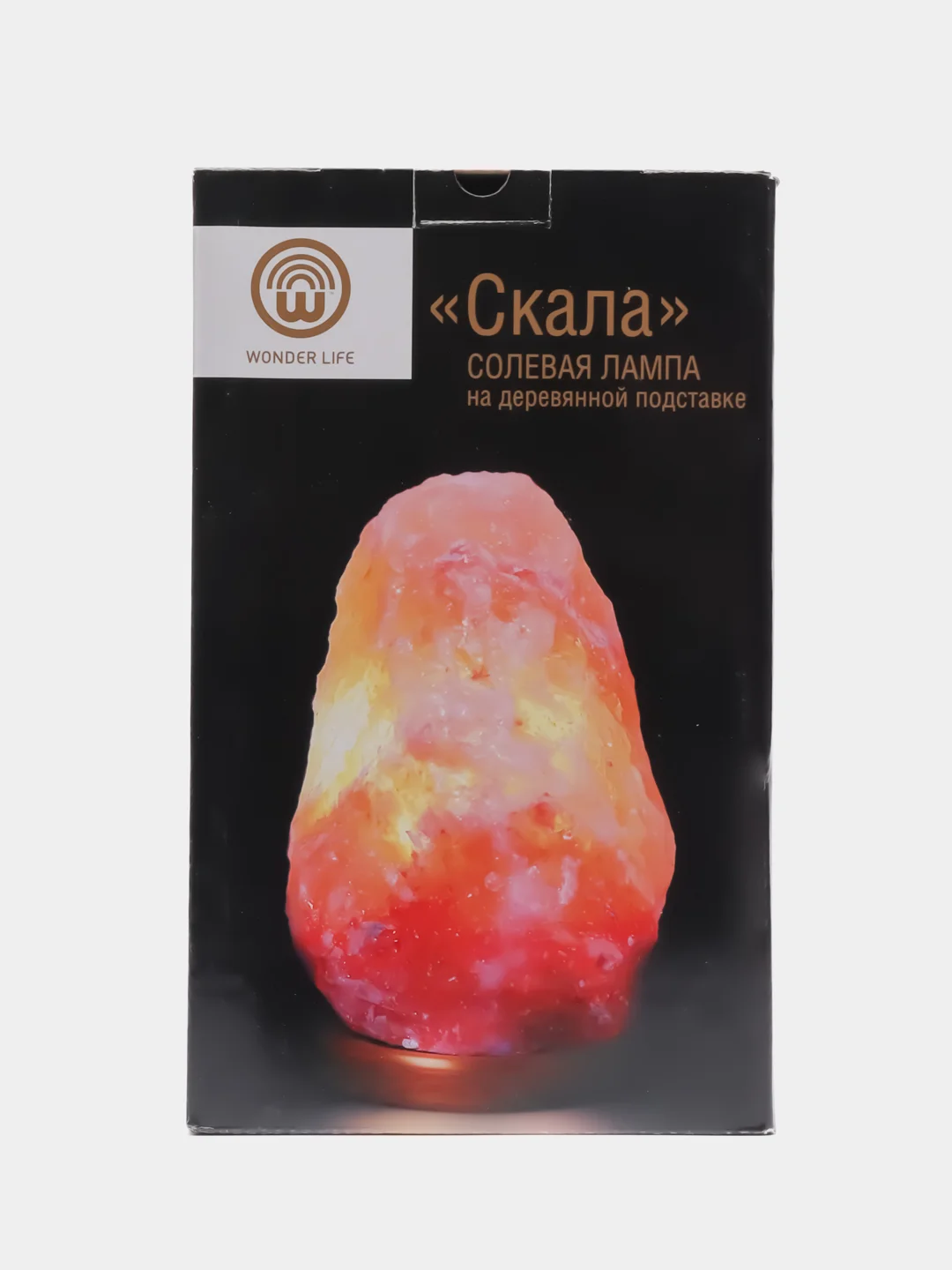 Солевая лампа Wonder Life "Скала" 4-6 кг, красная соль