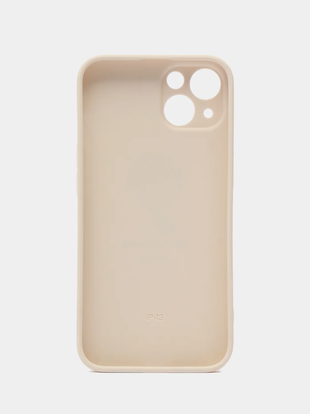 Бежевый чехол на Айфон / чехол на Apple Iphone 12 pro max 13 pro max / космонавт