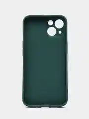 Тёмно-зелёный чехол на Айфон / чехол на Apple Iphone 12 pro max 13 pro max / космонавт