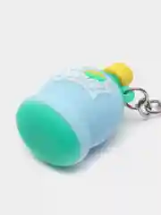Бирюзовый брелок для ключей "Бутылка"